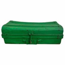 Decorative suitcase Alexandra House Living Green Iron Traditional style 29 x 31 x 53 cm