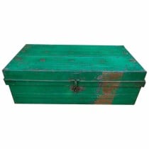 Valise décorative Alexandra House Living Vert Fer Style artisanal 40 x 25 x 76 cm