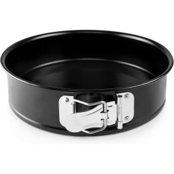 Springform Pan Ibili 820128 Steel Ø 28 x 6,5 cm Black Circular