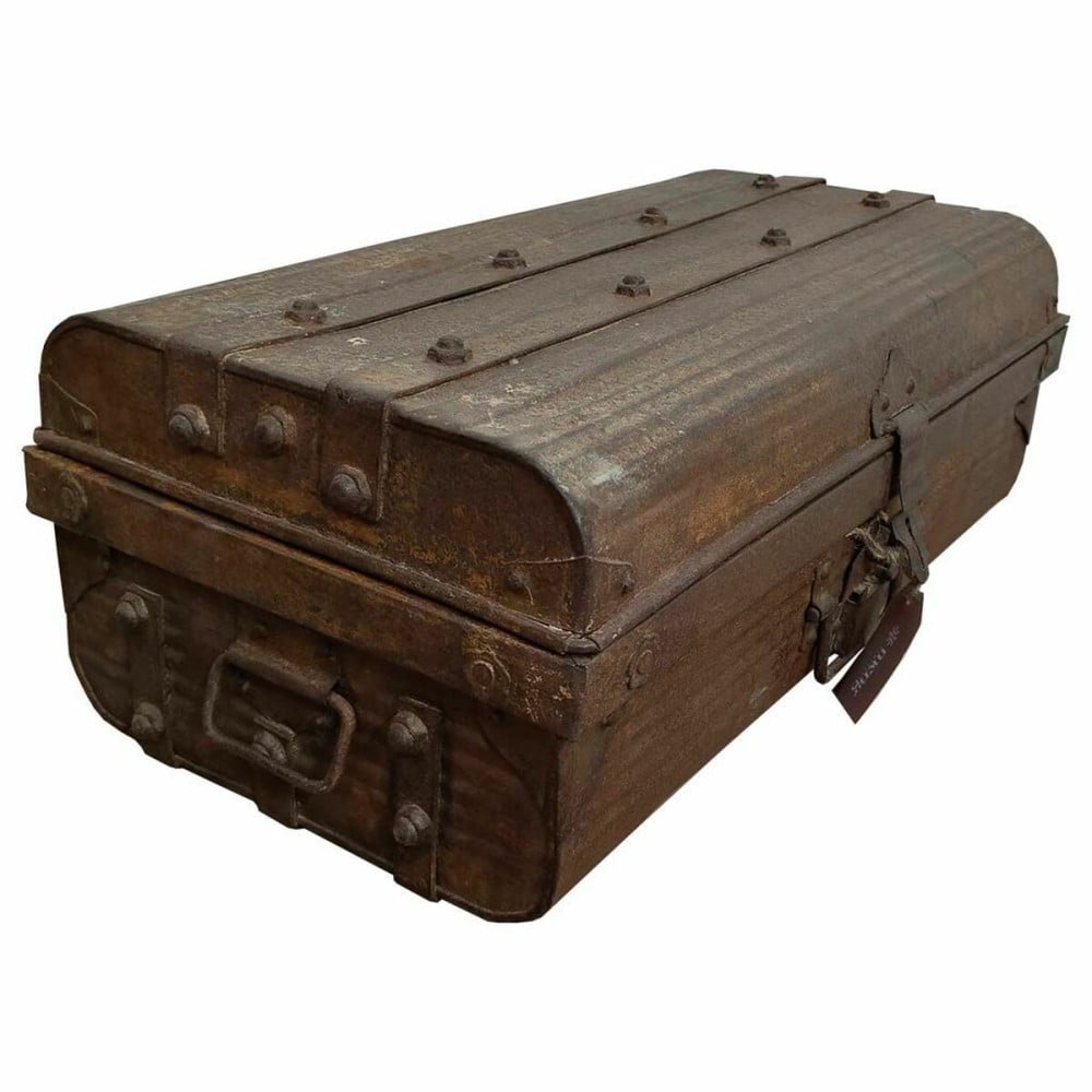 Valise décorative Alexandra House Living Marron Fer Style artisanal 33 x 23 x 60 cm