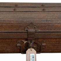 Valise décorative Alexandra House Living Marron Fer Style artisanal 33 x 23 x 60 cm