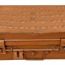 Decorative suitcase Alexandra House Living Brown Iron Traditional style 34 x 19 x 63 cm