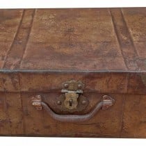 Valise décorative Alexandra House Living Marron Fer Style artisanal 34 x 17 x 58 cm