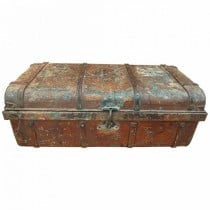 Valise décorative Alexandra House Living Marron Fer Style artisanal 42 x 30 x 76 cm