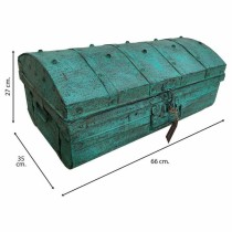 Valise décorative Alexandra House Living Vert Fer Style artisanal 35 x 27 x 66 cm