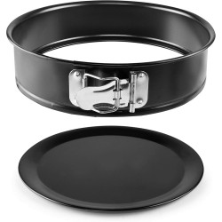 Springform Pan Ibili 820128 Steel Ø 28 x 6,5 cm Black Circular