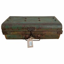 Decorative suitcase Alexandra House Living Brown Iron Traditional style 28 x 18 x 53 cm