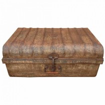 Valise décorative Alexandra House Living Marron Fer Style artisanal 45 x 29 x 67 cm