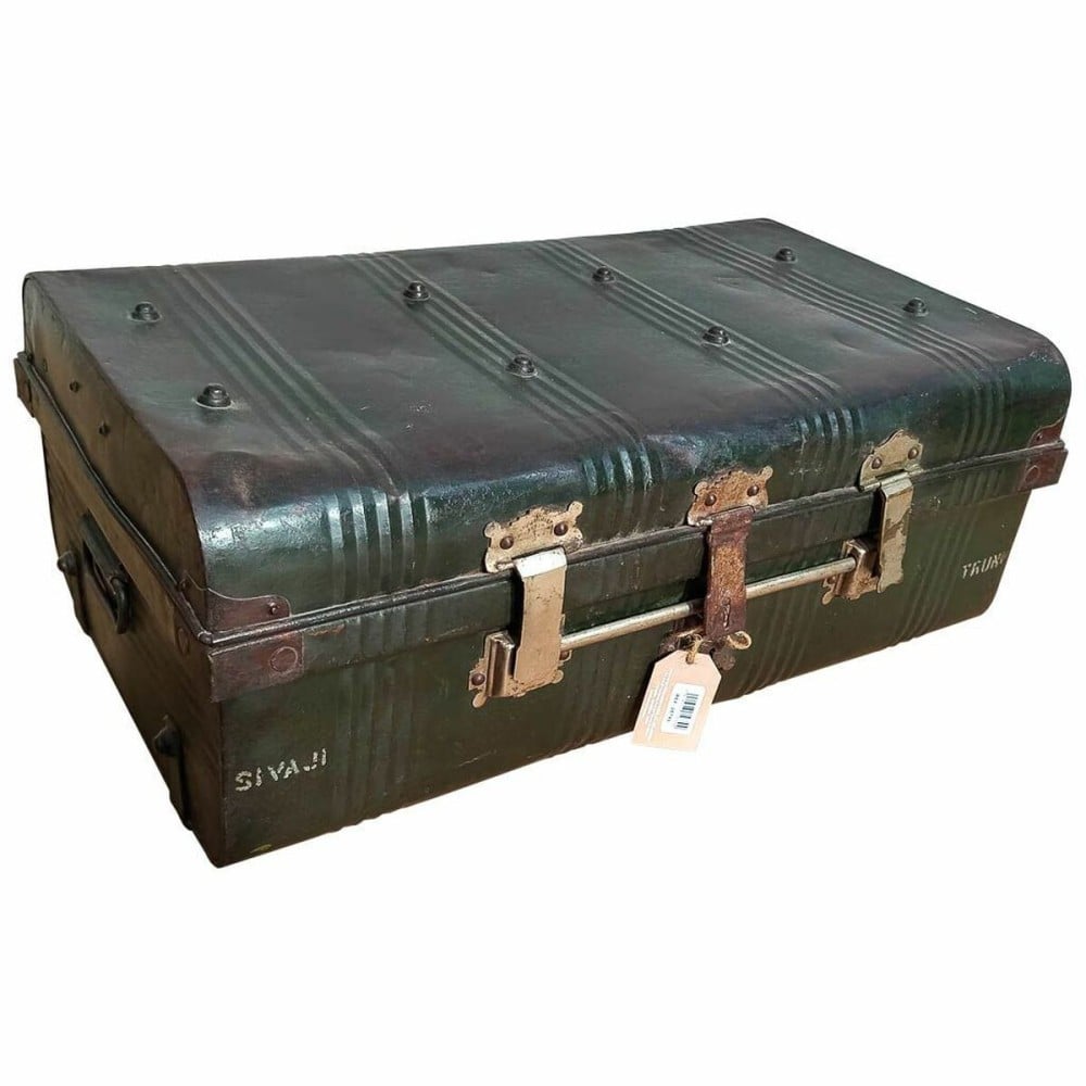 Valise décorative Alexandra House Living Marron Fer Style artisanal 42 x 29 x 61 cm