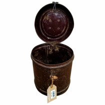 Decorative canister Alexandra House Living Brown Iron Traditional style 19 x 23 x 19 cm