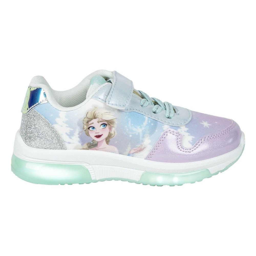 Turnschuhe mit LED Frozen Hellblau