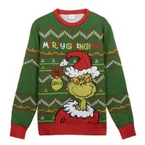 Herren Pullover The Grinch grün