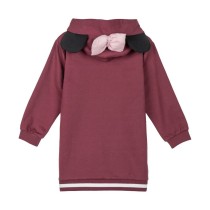 Sweat-shirt à capuche fille Minnie Mouse Rouge