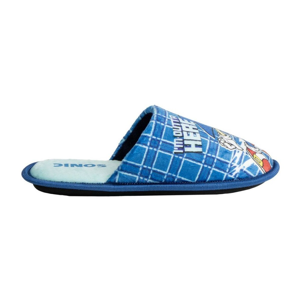 House Slippers Sonic Blue