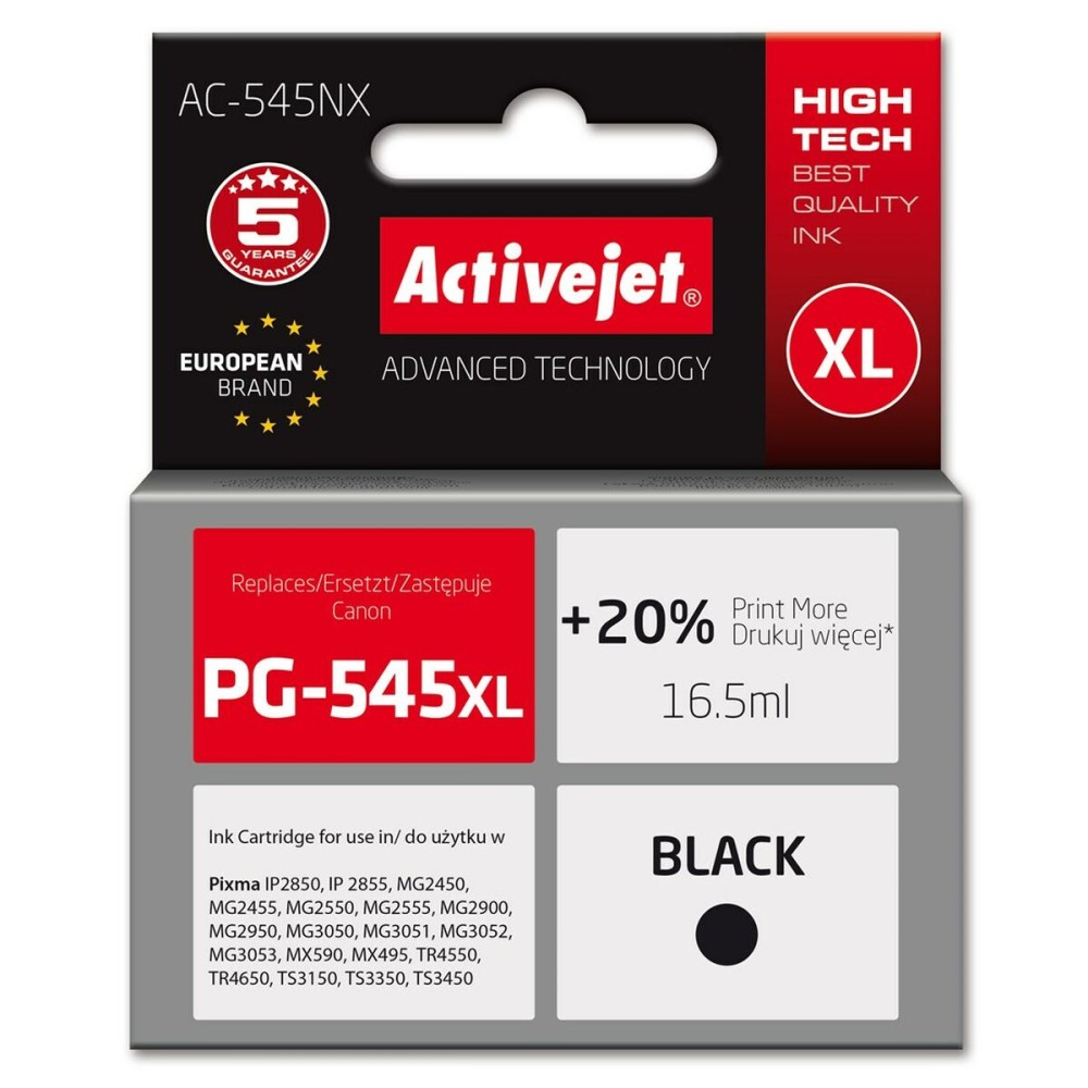 Original Ink Cartridge Activejet AC-545NX Black