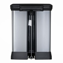 Mülltonne Curver 203291 Schwarz Grau Kunststoff 28 L (1 Stücke)