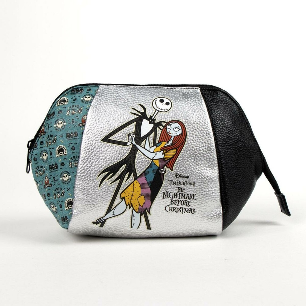 Reise-Toilettentasche The Nightmare Before Christmas Schwarz 100 % Polyurethan 15 x 15,5 x 10 cm