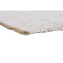 Tapis Home ESPRIT Blanc Naturel 120 x 1 x 180 cm