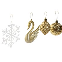 Christmas Baubles Home ESPRIT Golden Polyethylene 28 x 7 x 40 cm (70 piezas)