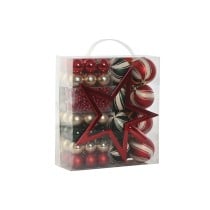 Christmas Baubles Home ESPRIT Red Green Polyethylene 21 x 6,5 x 27 cm (53 Pieces)