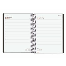 Agenda Finocam Noir A5 15,5 x 21,2 cm 2025