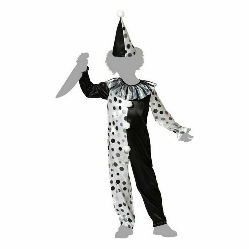 Costume for Children Grey Male Clown Children's