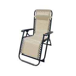 Folding Chair Marbueno Beige 90 x 108 x 66 cm