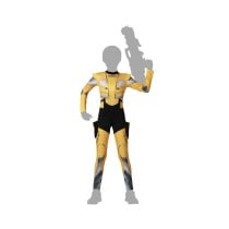 Costume for Children Robot Yellow