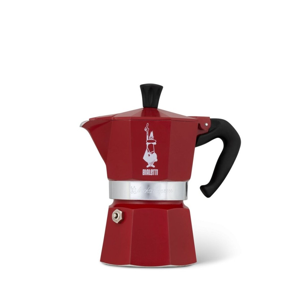 Italienische Kaffeemaschine Bialetti Morocco Rot Aluminium