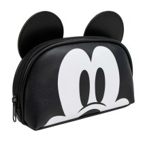 Travel Vanity Case Mickey Mouse Black 100 % Polyurethane 23 x 10,5 x 5,5 cm