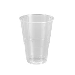 Set of reusable glasses Algon Plastic Transparent 12 Pieces 500 ml (18 Units)