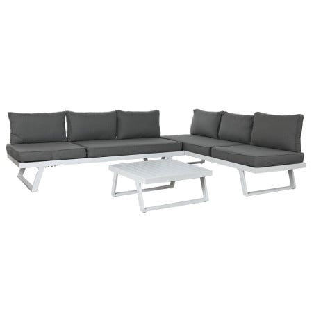 Wohnzimmer Sitzgruppe mit Tisch Home ESPRIT Metall 130 x 68 x 65 cm