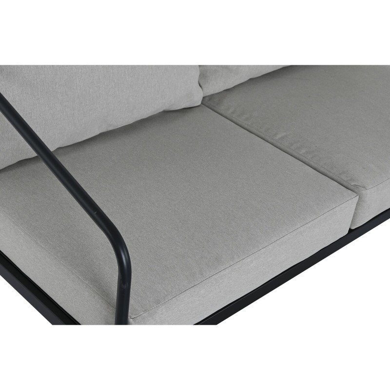 Tisch mit einer Bank und 2 Sesseln Home ESPRIT Stahl 121 x 70 x 75 cm