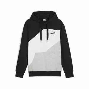 Men’s Hoodie Puma Power Colorblock Black