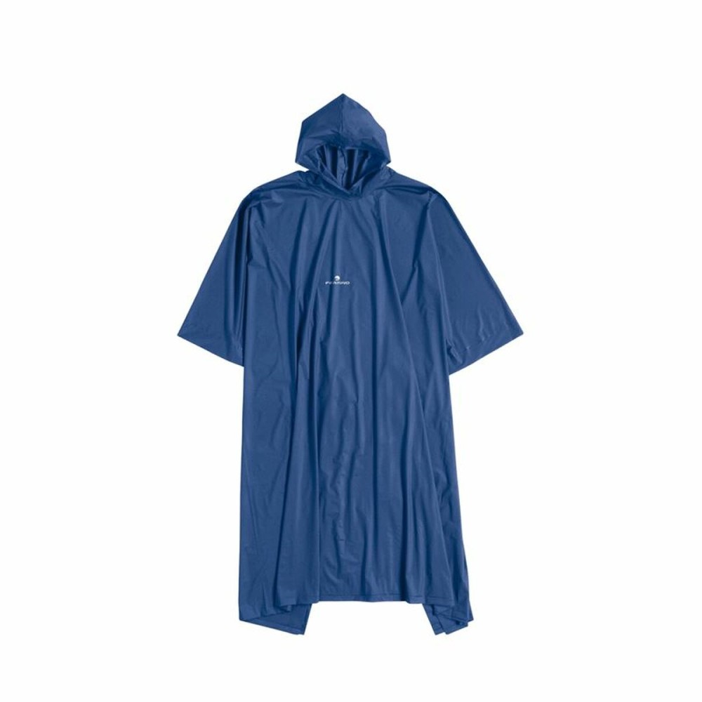 Waterproof Poncho with Hood Ferrino 65161ABB Blue (One size)