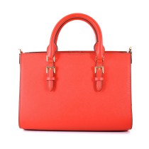 Damen Handtasche Michael Kors CHARLOTE Rot 30 x 20 x 12 cm