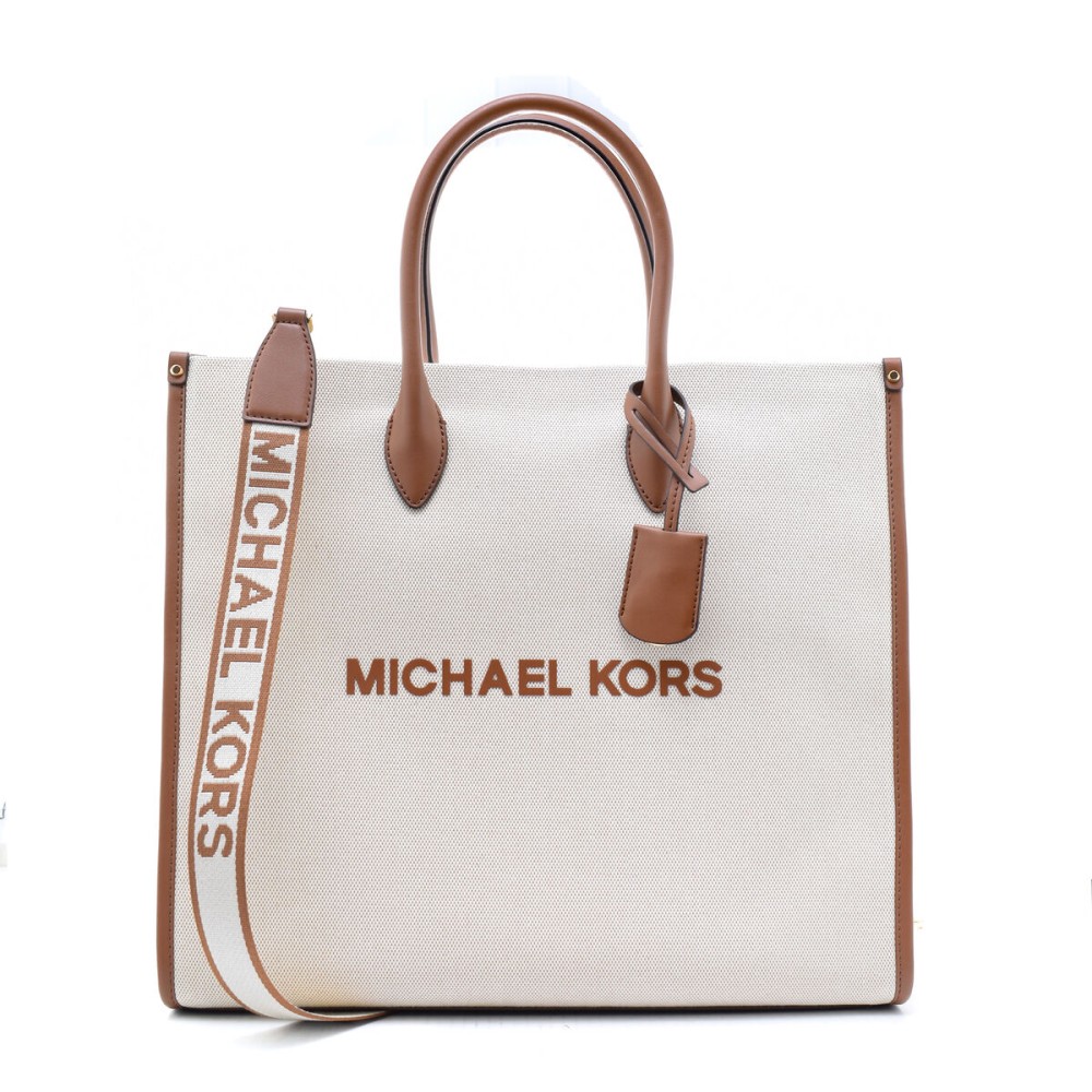 Damen Handtasche Michael Kors MIRELLA Weiß 39 x 36 x 15 cm