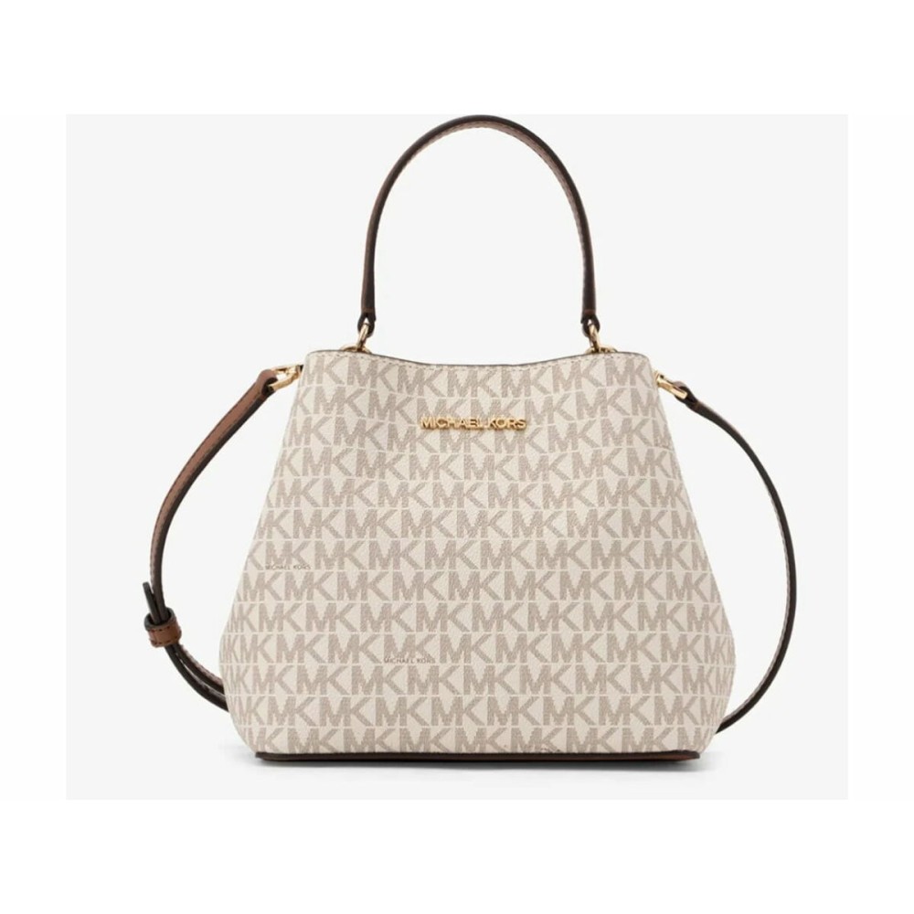 Damen Handtasche Michael Kors PRATT-VANILLA Grau 18 x 18 x 10 cm