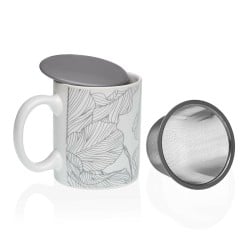 Tasse avec filtre pour infusions Versa Gris Grès