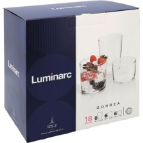 Set de Verres Luminarc Gorbea Transparent verre (18 pcs)