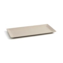 Tablett für Snacks Quid Mineral Gres Beige aus Keramik 15 x 30 cm (8 Stück)