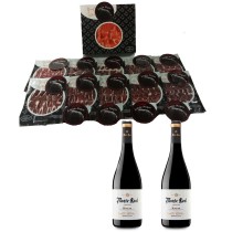 Ham Shoulder Linaje Negro 100 g x 10 Bottle of red wine 750 ml x 2 Monte Real