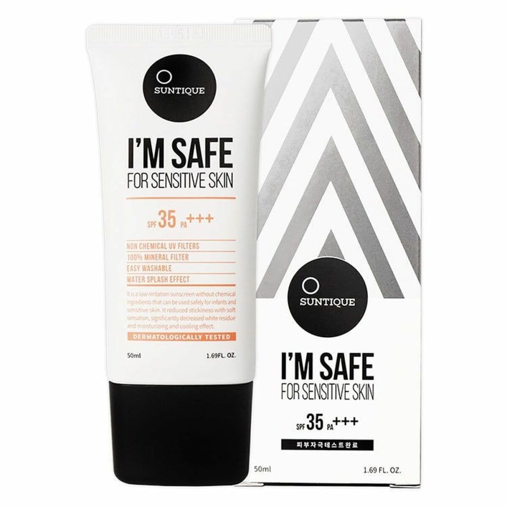 Facial Sun Cream Suntique I'm Safe 50 ml Spf 35+