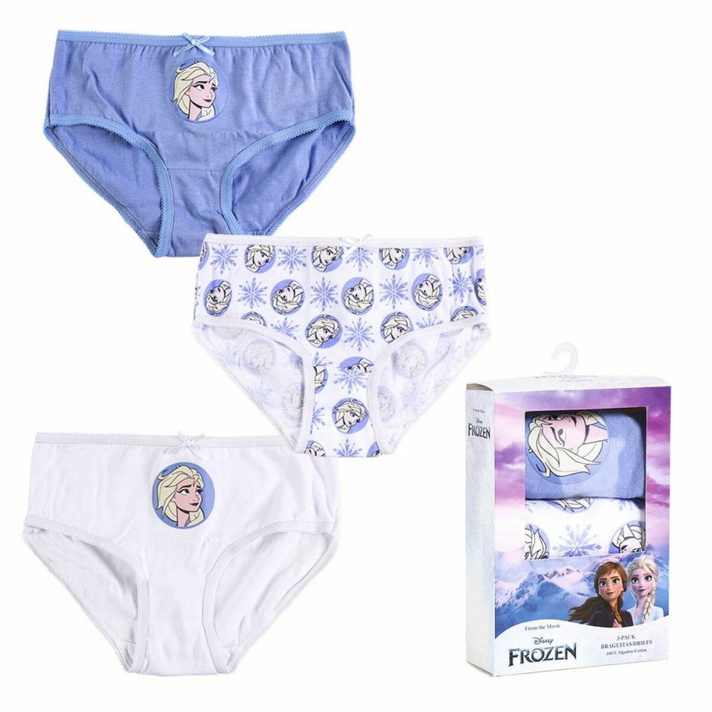 Pack of Girls Knickers Frozen 3 Units Multicolour