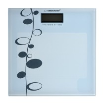 Balance Numérique de Salle de Bain Esperanza EBS005 Blanc verre