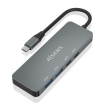 Hub USB Aisens A109-0694 Grau (1 Stück)