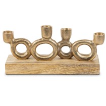 Candle Holder Alexandra House Living Wood