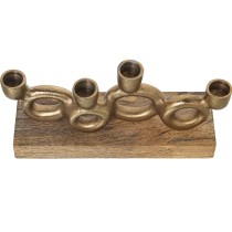 Candle Holder Alexandra House Living Wood