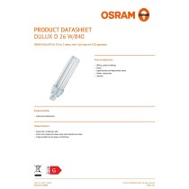 Energiesparlampe Osram 26 W G24D-3 4000 K