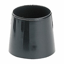 Ferrule/Terminal plug Micel cnt01 Black Polyethylene Circular Ø 18 x 28 mm (25 Units)